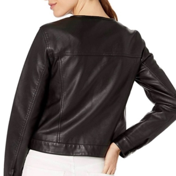 Levi’s faux leather collarless jacket - Picture 10 of 13